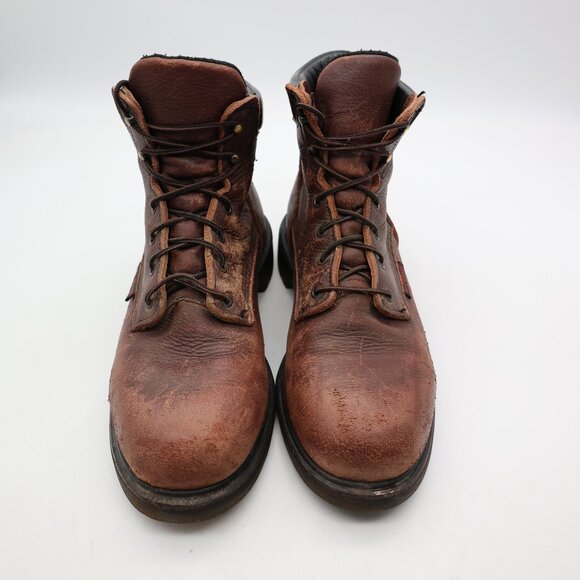 Red Wing Boots Mens Size 11 EE Supersole Brown Leather Work Boots Soft Toe 606 main image 7